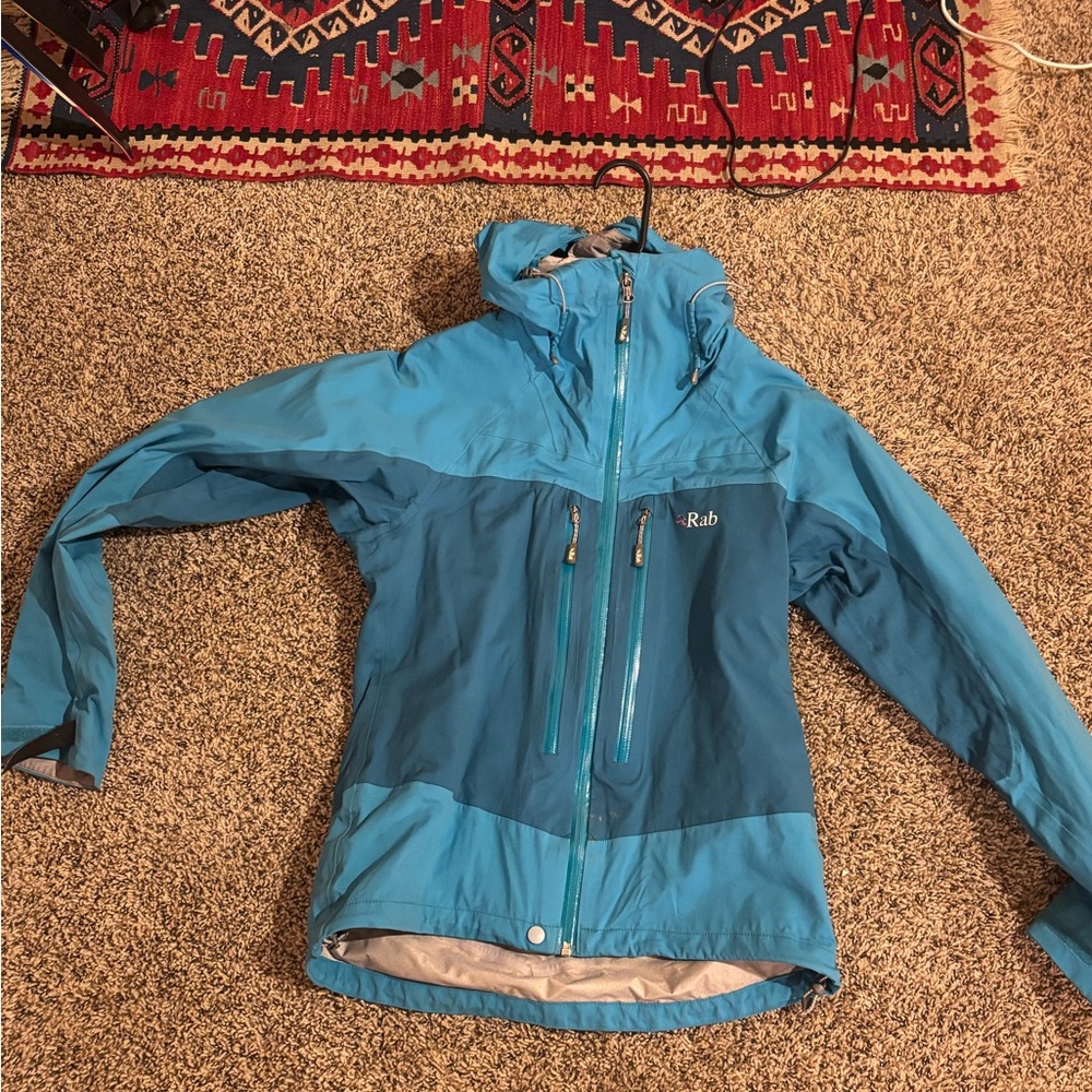 Rab Women's Two-Tone Blue Ski Jacket